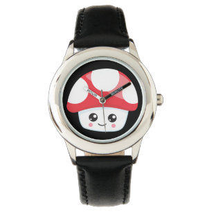 Gamer - Starre-Steel Lederstraßenüberwachung Armbanduhr