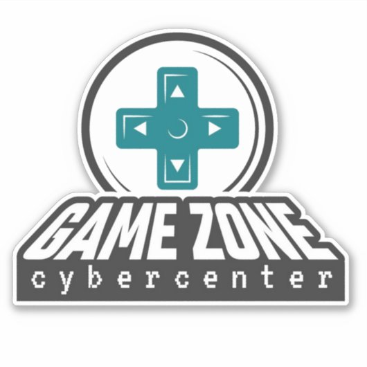 Gamer-Sticker Aufkleber (Vorderseite)