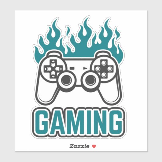 Gamer-Sticker Aufkleber (Blatt)