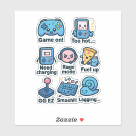 Gamer Sticker Pack - kundenspezifisch geschnitten 