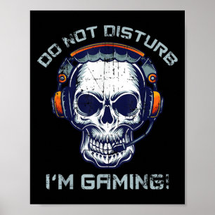 Gamer - Störe nicht, dass ich spiele - Gaming-Gesc Poster