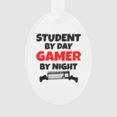 Gamer Student Ornament (Vorderseite)
