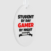 Gamer Student Ornament (Vorderseite)