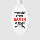 Gamer Student Ornament (Vorderseite)