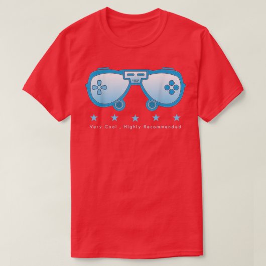 Gamer Sunglasses Video Game Controller Gaming Lieb T-Shirt (Design vorne)