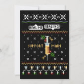Gamer Support Main Pixel Art Spritze Weihnachten (Vorderseite)