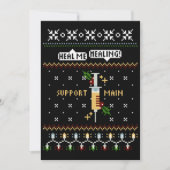 Gamer Support Main Pixel Art Spritze Weihnachten (Vorderseite)