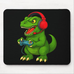 Gamer T Rex Dinosaur Videospiele Jungen Teenager L Mousepad