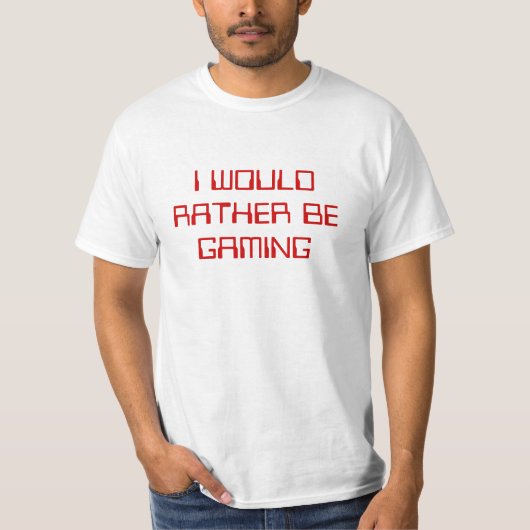 GAMER-T-SHIRT T-Shirt (Vorderseite)