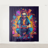 Gamer Tapestry Wandteppich (Vorderseite)