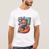 Gamer Teddy T-Shirt (Vorderseite)
