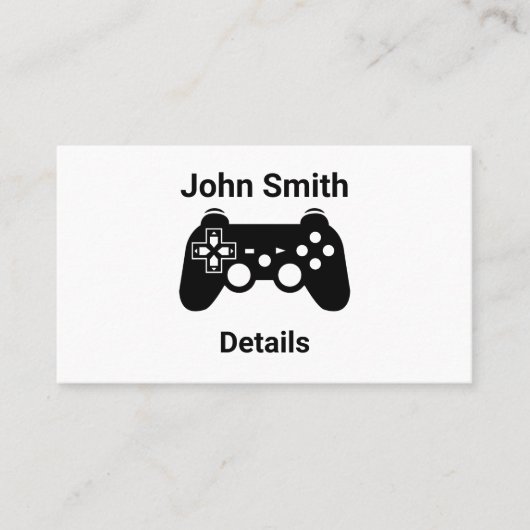 Gamer-Tester-Visitenkarte Visitenkarte (Vorderseite)