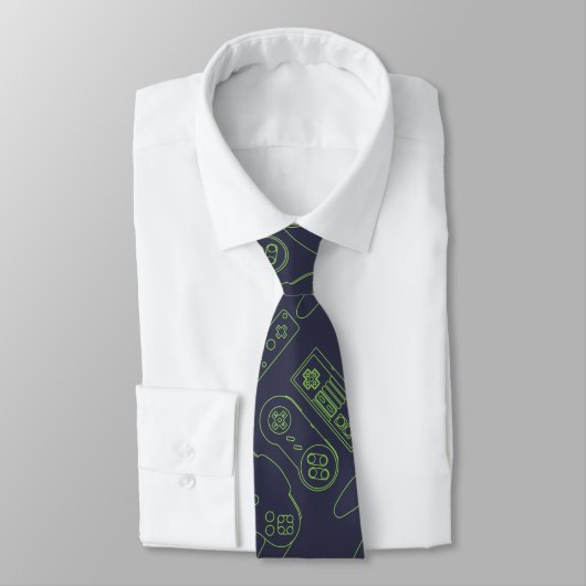 Gamer Tie Krawatte (Gebunden)
