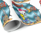 Gamer til Death Geschenkpapier (Rolleneckpunkt)