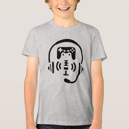 Gamer Tri-Blend Shirt (Vorderseite)