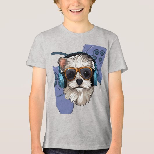 Gamer Tri-Blend Shirt (Vorderseite)