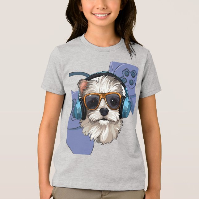 Gamer Tri-Blend Shirt (Vorderseite)