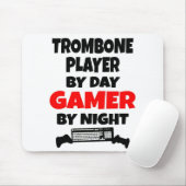 Gamer Trombone Player Mousepad (Mit Mouse)
