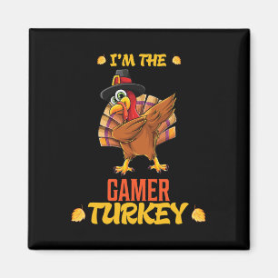 Gamer Truthahn passende Thanksgiving-Outfits Paare Magnet