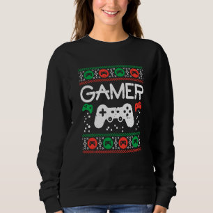 Gamer Ugg Weihnachts Sweater Retro Video Game Xmas Sweatshirt