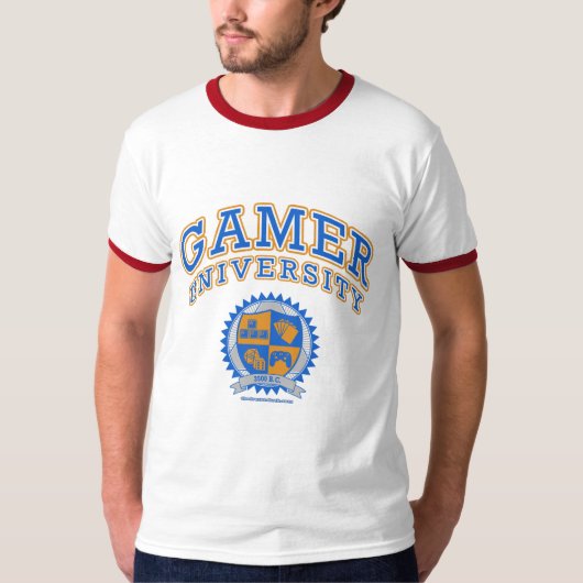 Gamer-Universität T-Shirt (Vorderseite)