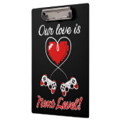 Gamer Valentine Clipboard Klemmbrett (Links)
