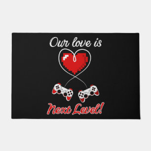 Gamer Valentine Doormat Fußmatte