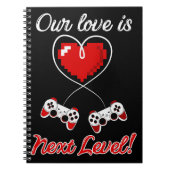 Gamer Valentine Foto Notebook Notizblock (Vorderseite)