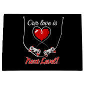 Gamer Valentine Gift Bags Große Geschenktüte (Vorderseite)