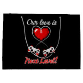Gamer Valentine Gift Bags Große Geschenktüte (Rückseite)