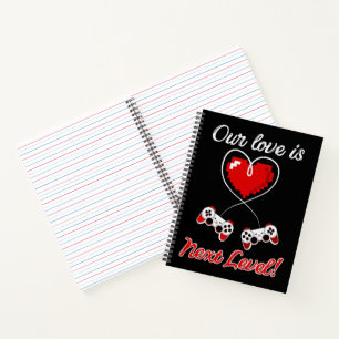 Gamer Valentine-Notebook Notizblock