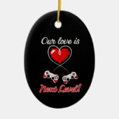Gamer Valentine Ornament (Vorne)