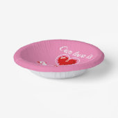 Gamer Valentine Paper Bowls Pappteller (Gewinkelt)
