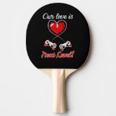 Gamer Valentine Ping Pong Paddle Tischtennis Schläger (Vorderseite)