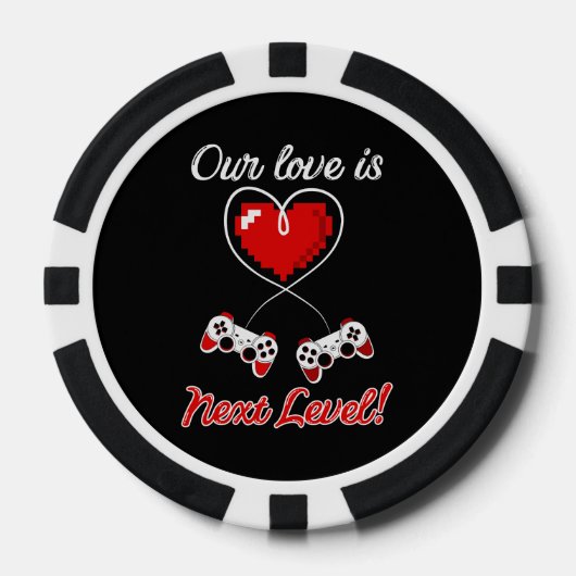 Gamer Valentine Poker Chips (Vorderseite)