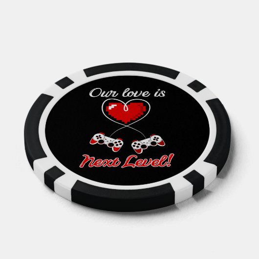 Gamer Valentine Poker Chips (Einzeln)