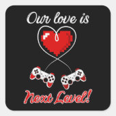 Gamer Valentine Stickers (Vorderseite)