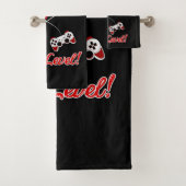 Gamer Valentine Towel Set (Insitu)