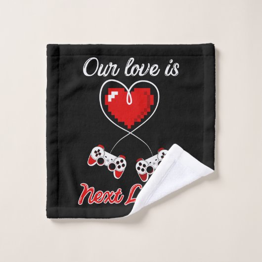 Gamer Valentine Towel Set (Waschlappen)
