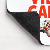 Gamer Valentine V Is For Video Games Valentines Da Mousepad (Ecke)