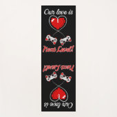 Gamer Valentine Yoga Mat Yogamatte (Vorderseite)