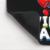 Gamer Valentines V For Video Games Boys Funny Hear Mousepad (Ecke)