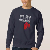 Gamer Valentinstag Couple Matching Funny Matchin Sweatshirt (Vorderseite)