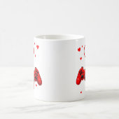 Gamer Valentinstag Liebe Videospiele Süß Gaming He Kaffeetasse (Mittel)