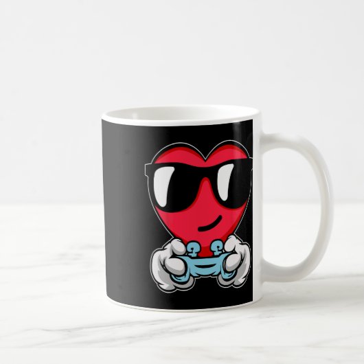 Gamer Valentinstag Niedlich-Videospiel-Controller Kaffeetasse (Rechts)