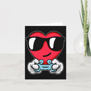Gamer Valentinstag Niedlich-Videospiel-Controller  Karte