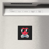 Gamer Valentinstag Niedlich-Videospiel-Controller  Magnet (In Situ (Geschirrspüler))
