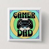 Gamer Vater Button (Vorderseite)