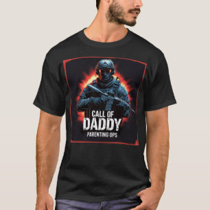 Gamer Vater Call von Daddy Parenting Ops Funny Vat T-Shirt