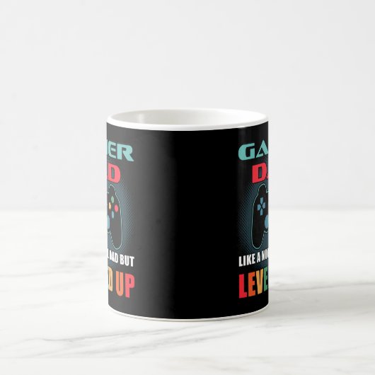 Gamer Vater Geschenk Normal Vater Levelup Vathers Kaffeetasse (Mittel)